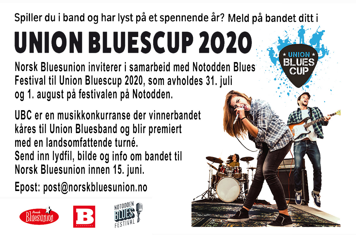 Meld på bandet ditt i Union Bluescup 2020